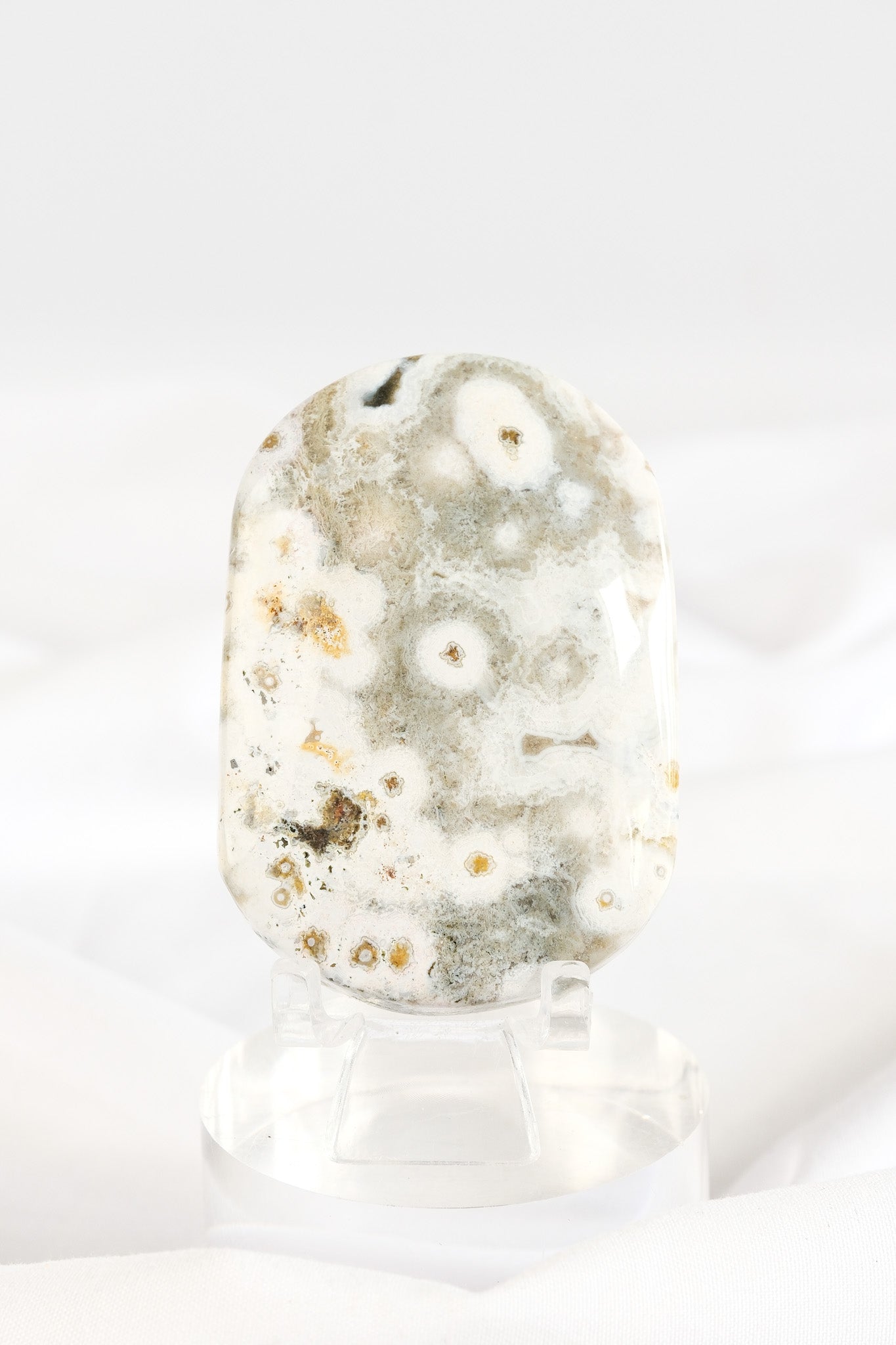 Orbicular Sea Jasper Palmstone *misfit*