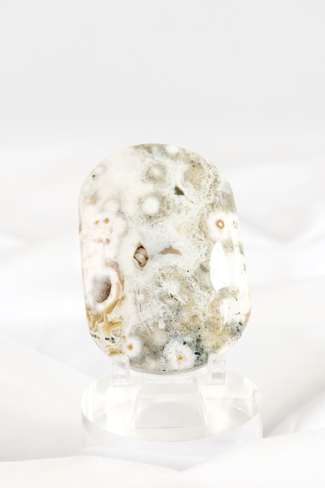 Orbicular Sea Jasper Palmstone *misfit*