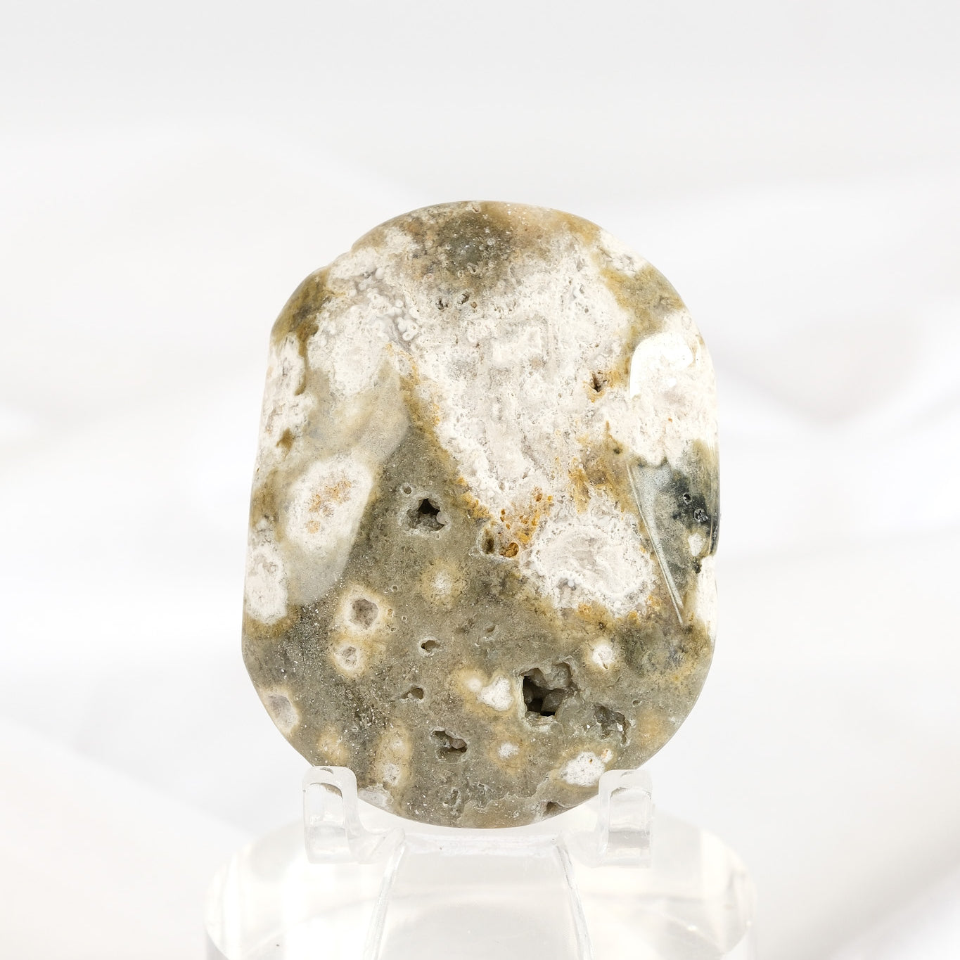 Orbicular Sea Jasper Palmstone *misfit*