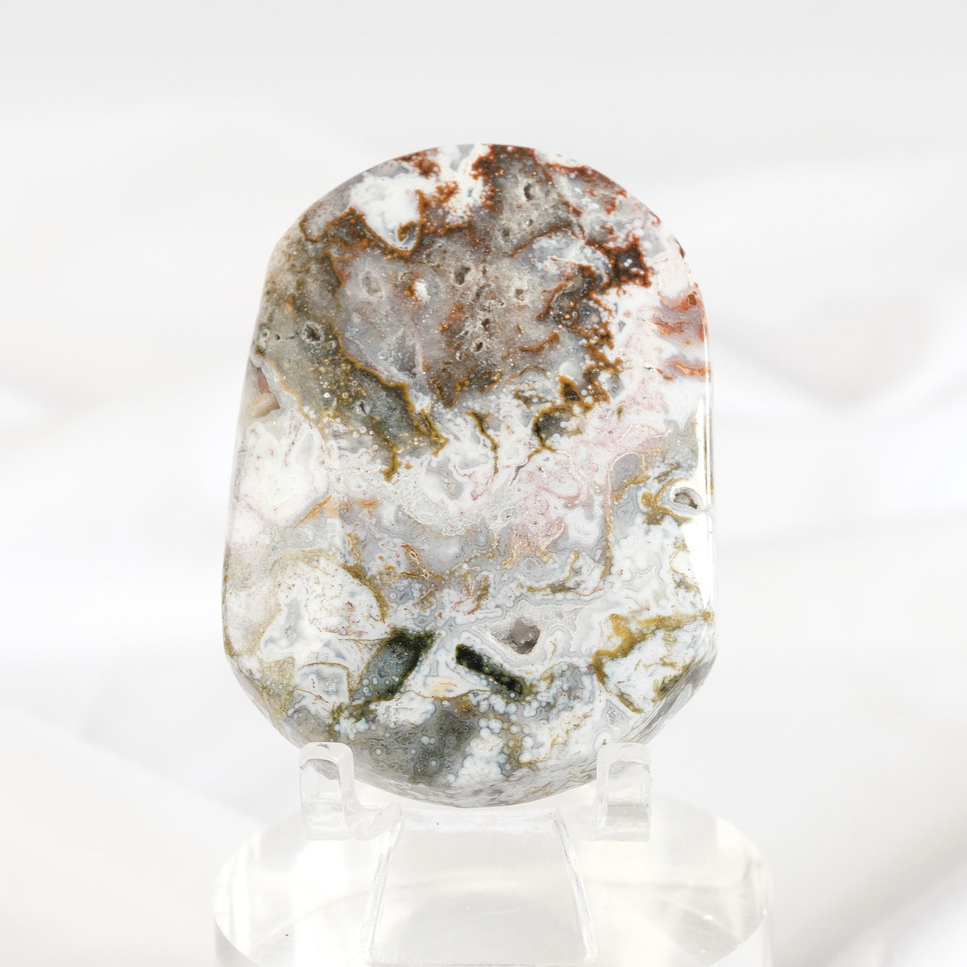 Orbicular Sea Jasper Palmstone *misfit*