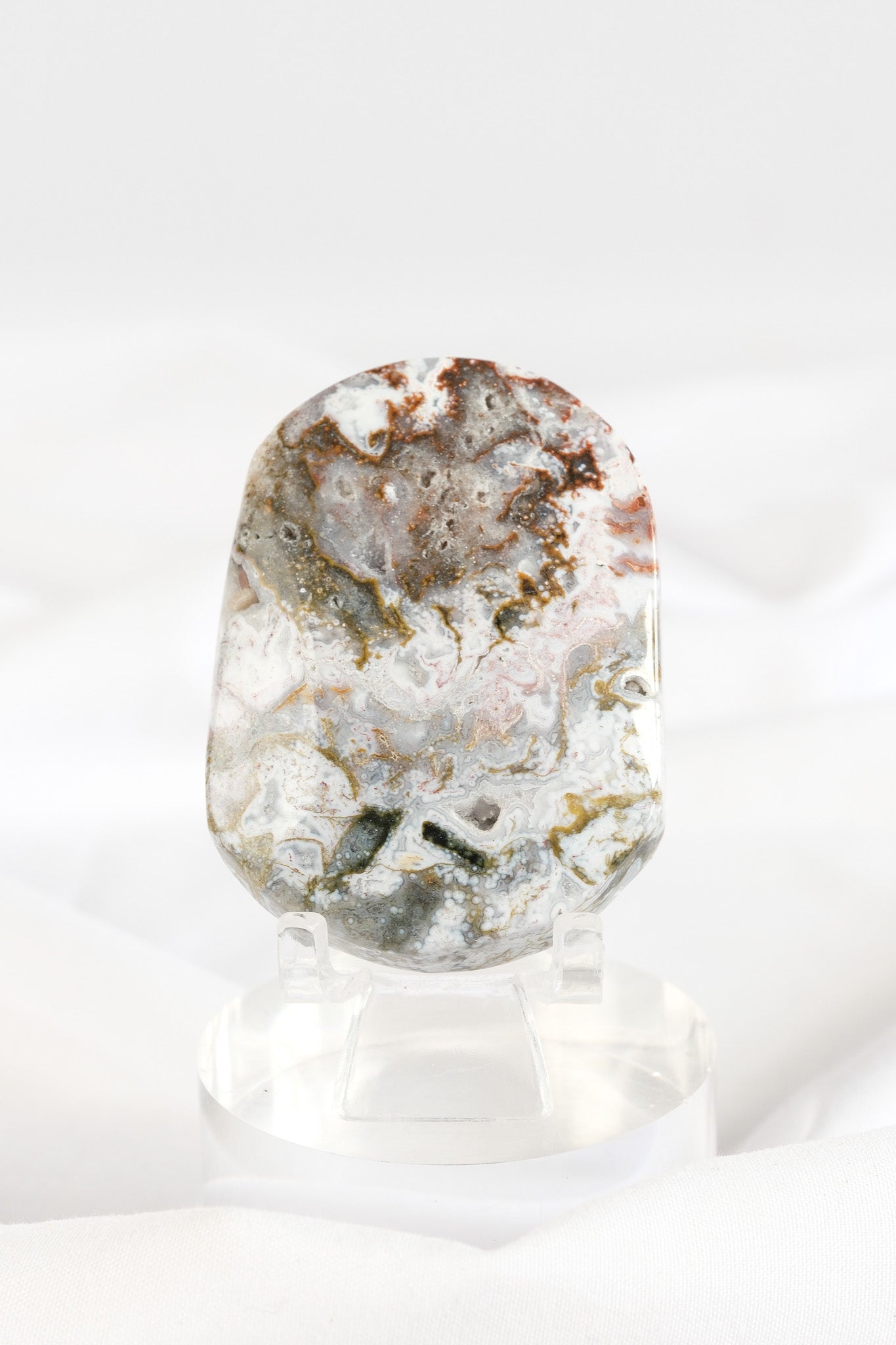 Orbicular Sea Jasper Palmstone *misfit*