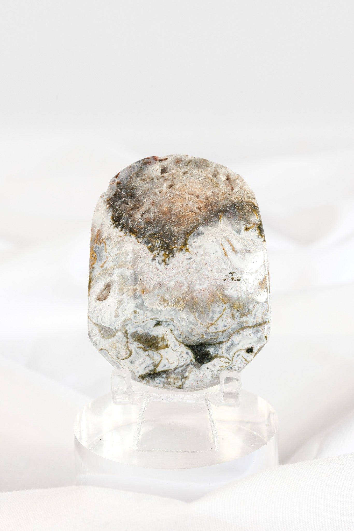 Orbicular Sea Jasper Palmstone *misfit*