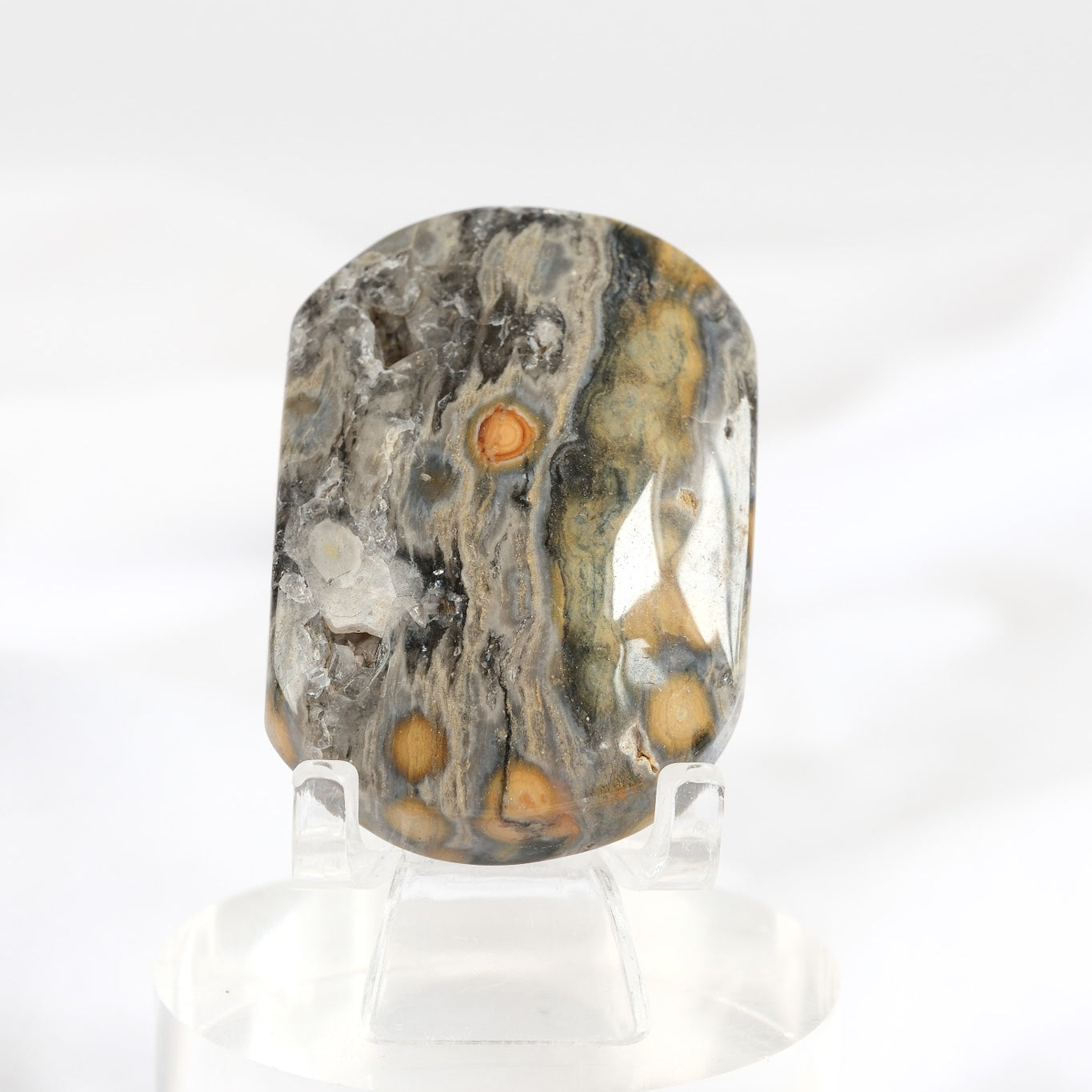 Orbicular Sea Jasper Palmstone *misfit*