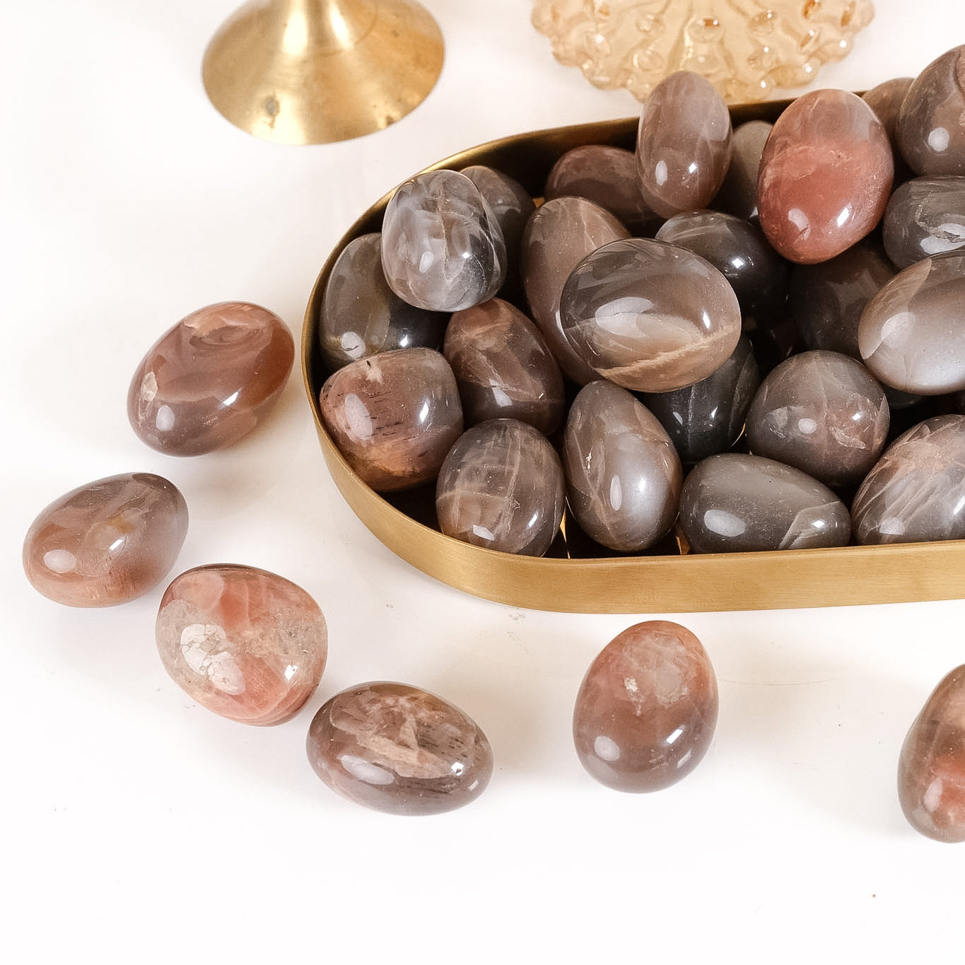 Black Moonstone Tumble
