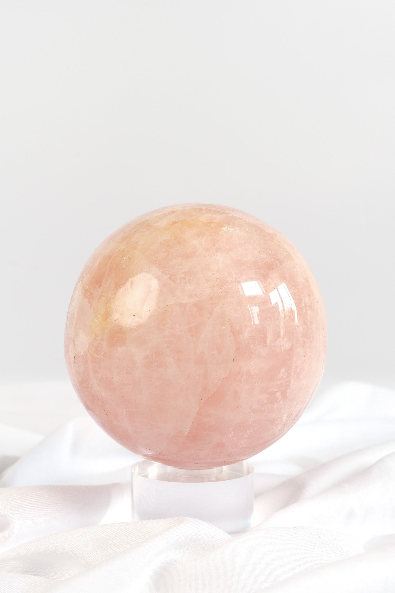 Rose Quartz Sphere *repaired*