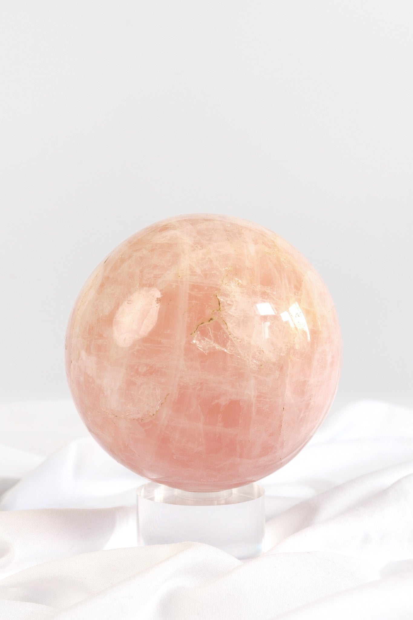 Rose Quartz Sphere *repaired*
