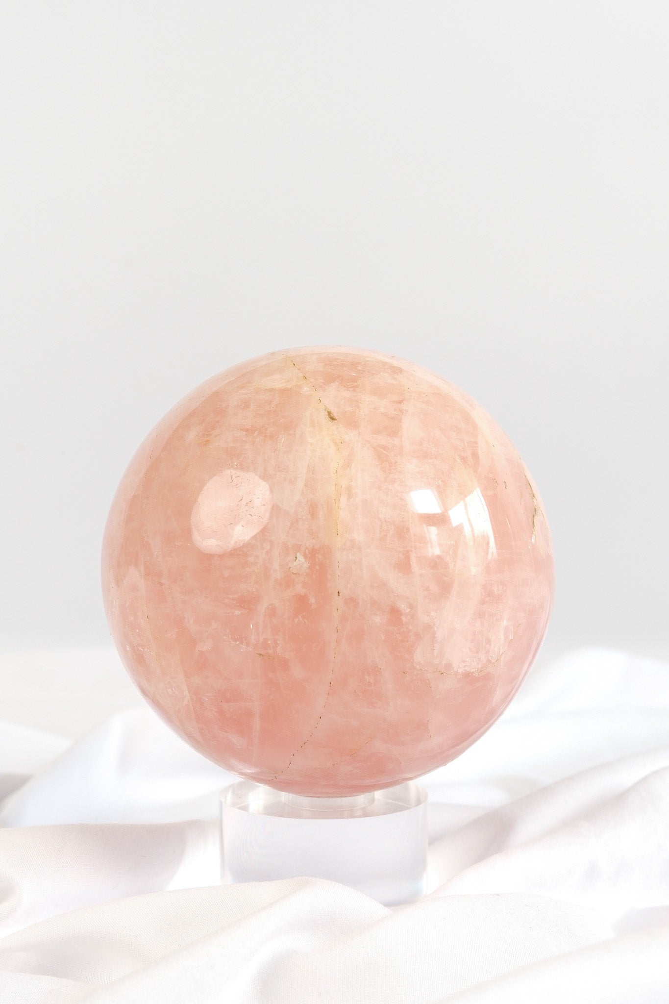 Rose Quartz Sphere *repaired*