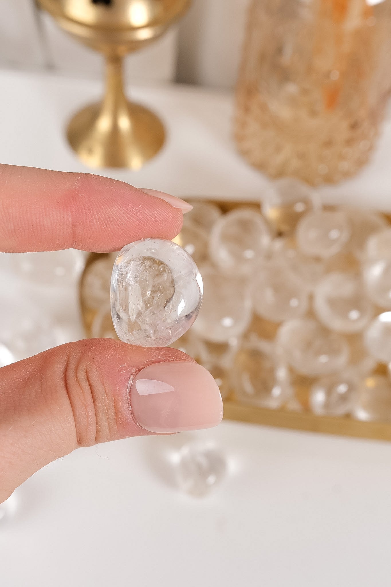 Clear Quartz Tumble