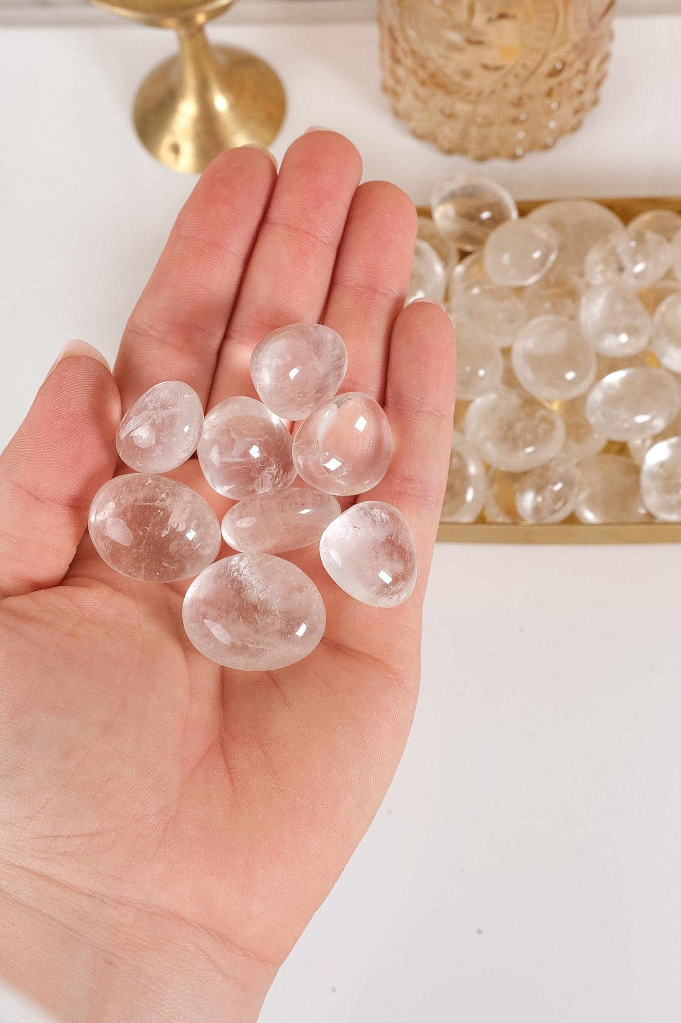 Clear Quartz Tumble