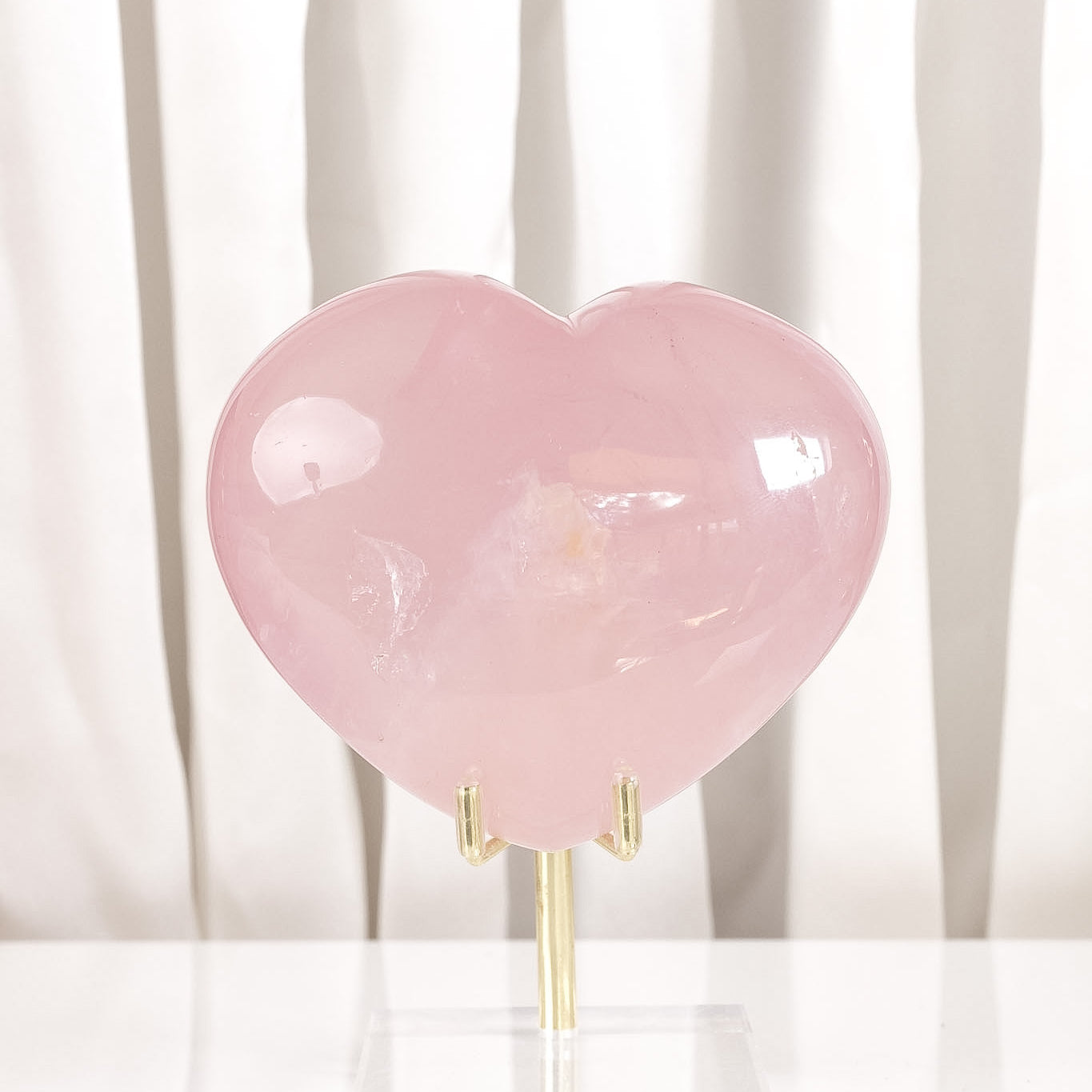 Rose Quartz Heart