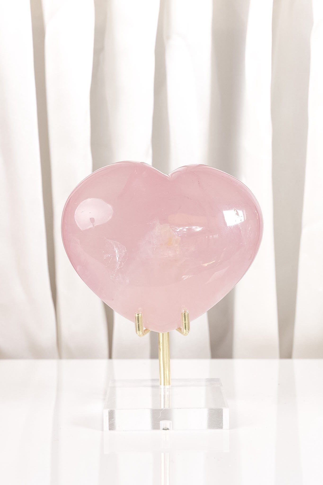 Rose Quartz Heart