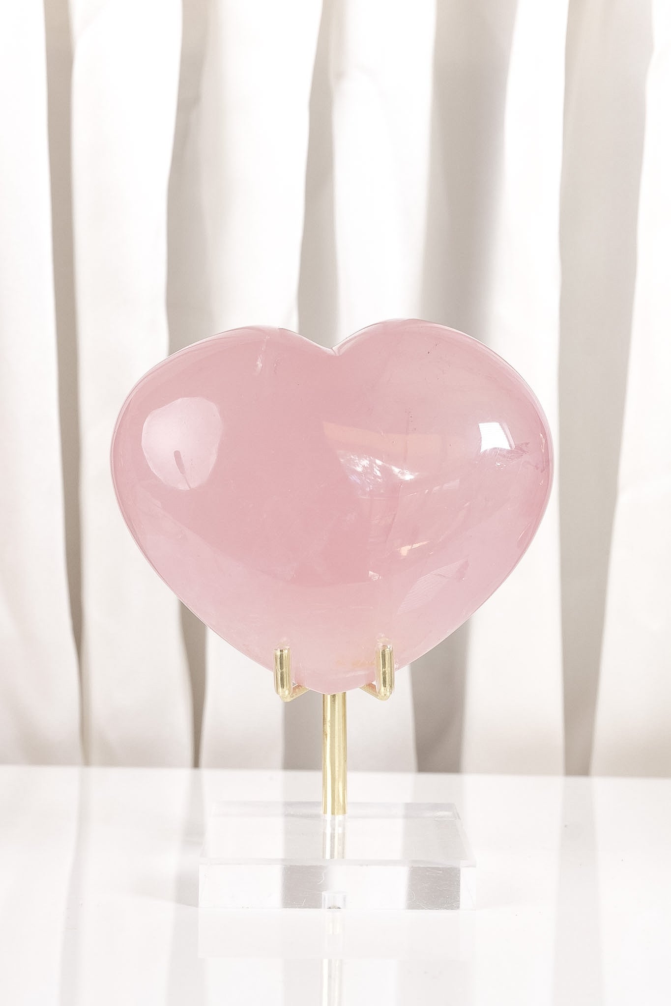 Rose Quartz Heart