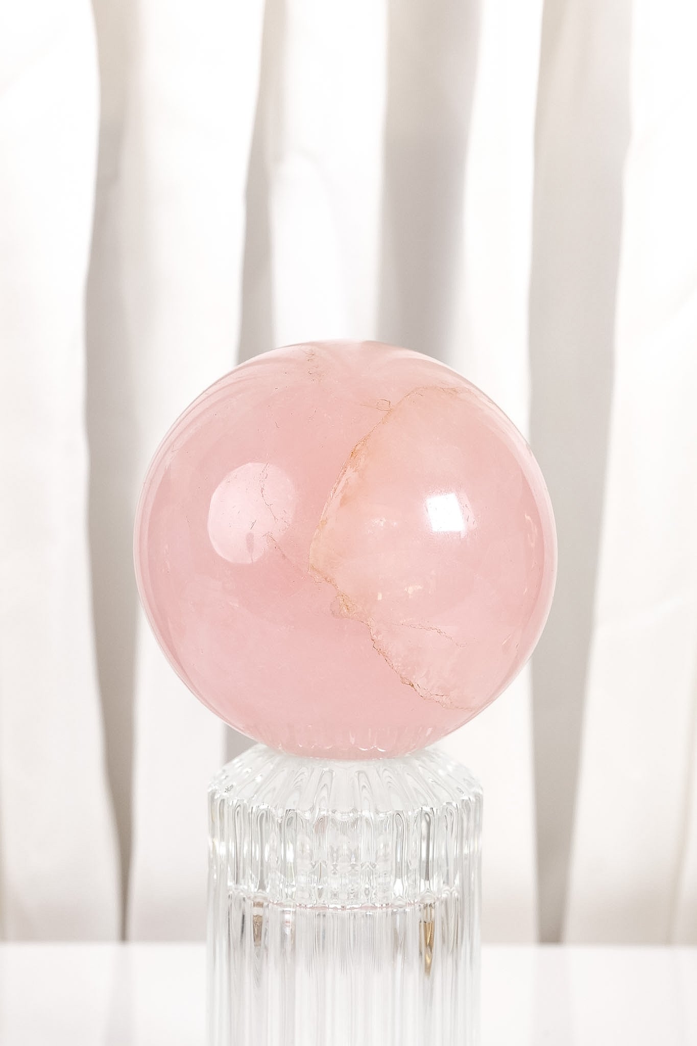 Rose Quartz Sphere *misfit
