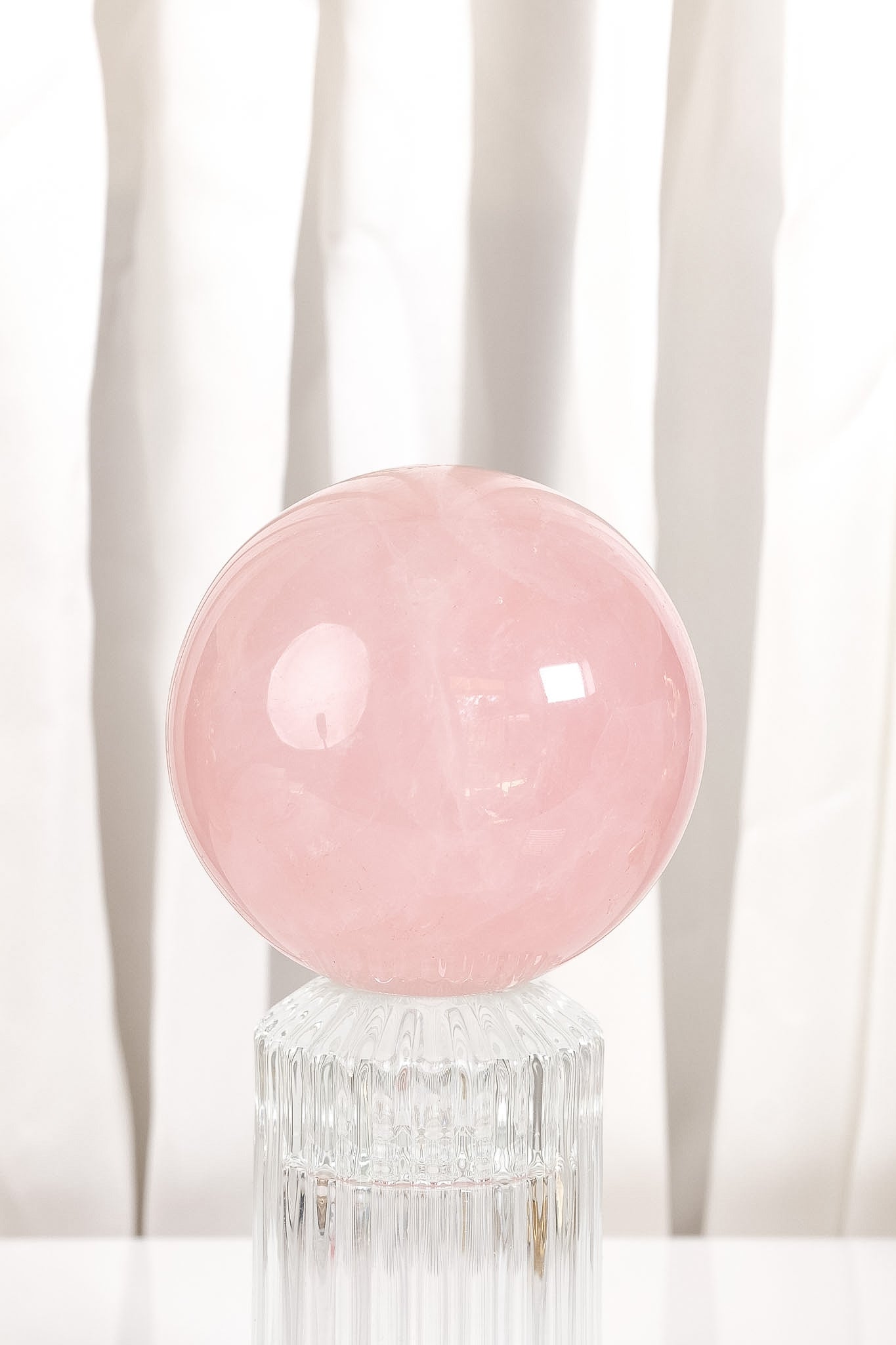 Rose Quartz Sphere *misfit