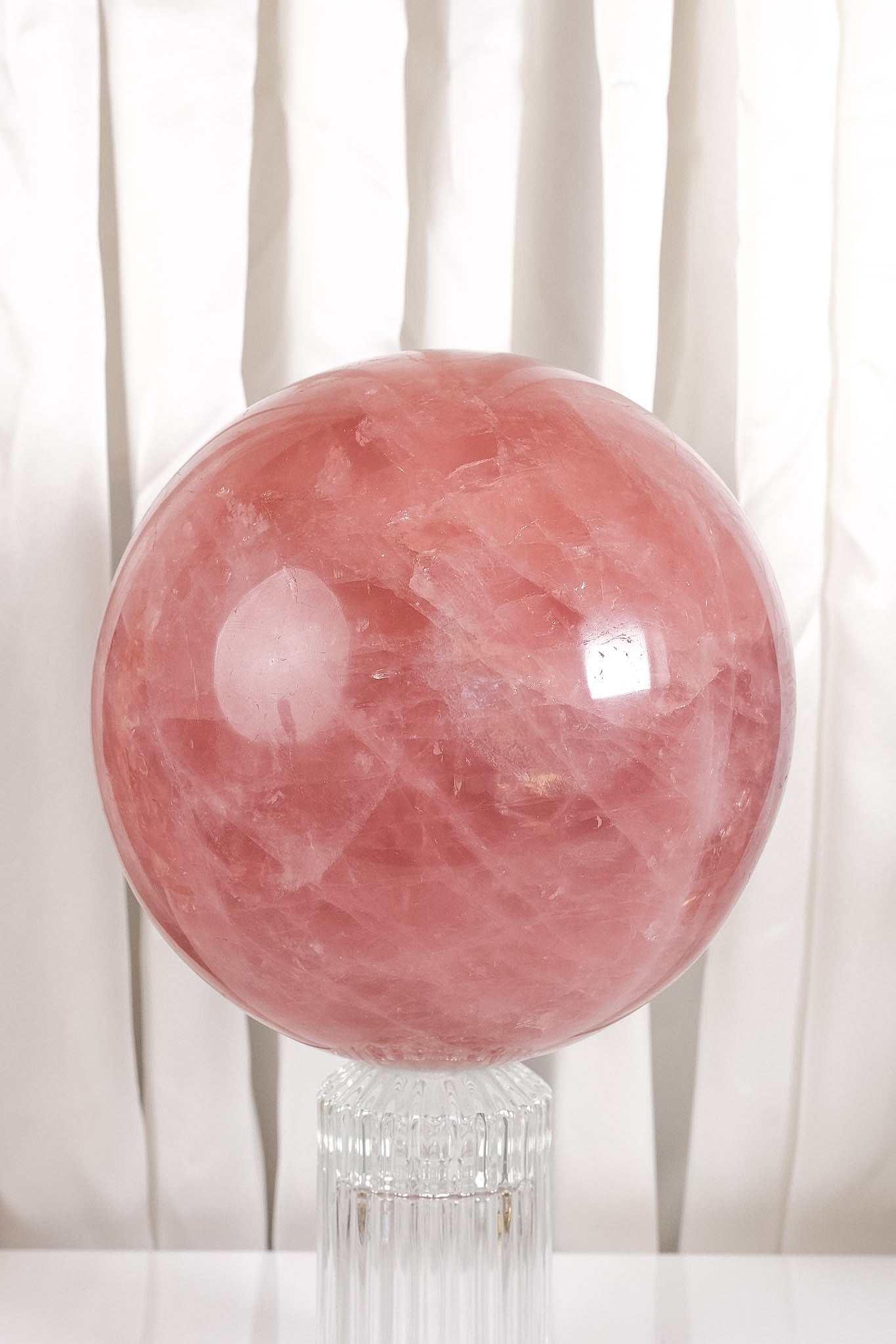 XXL Rose Quartz Sphere