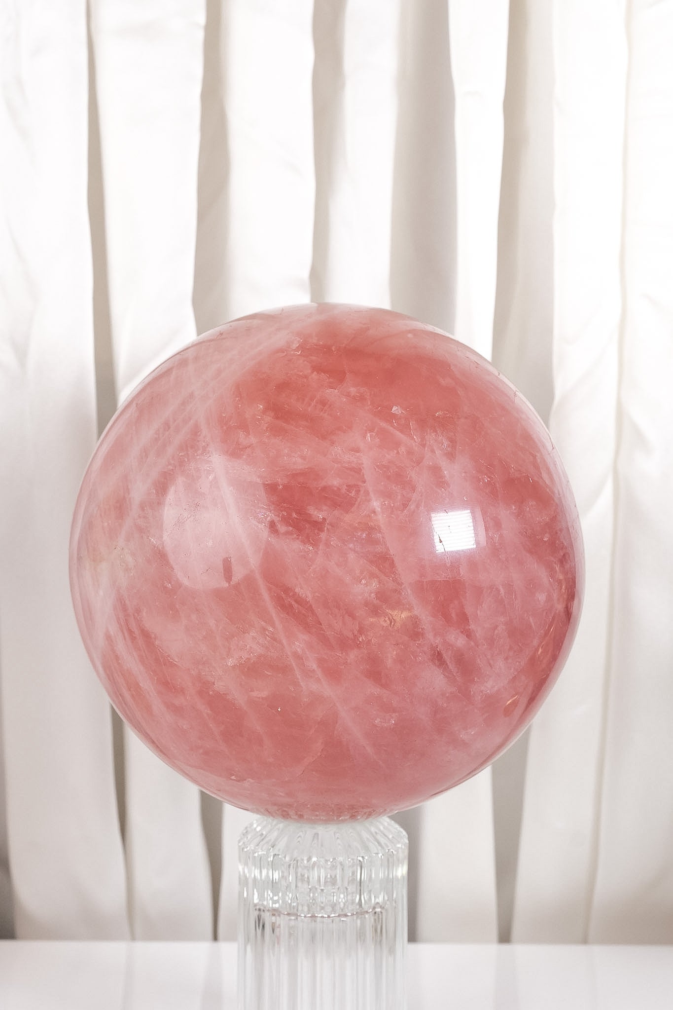 XXL Rose Quartz Sphere