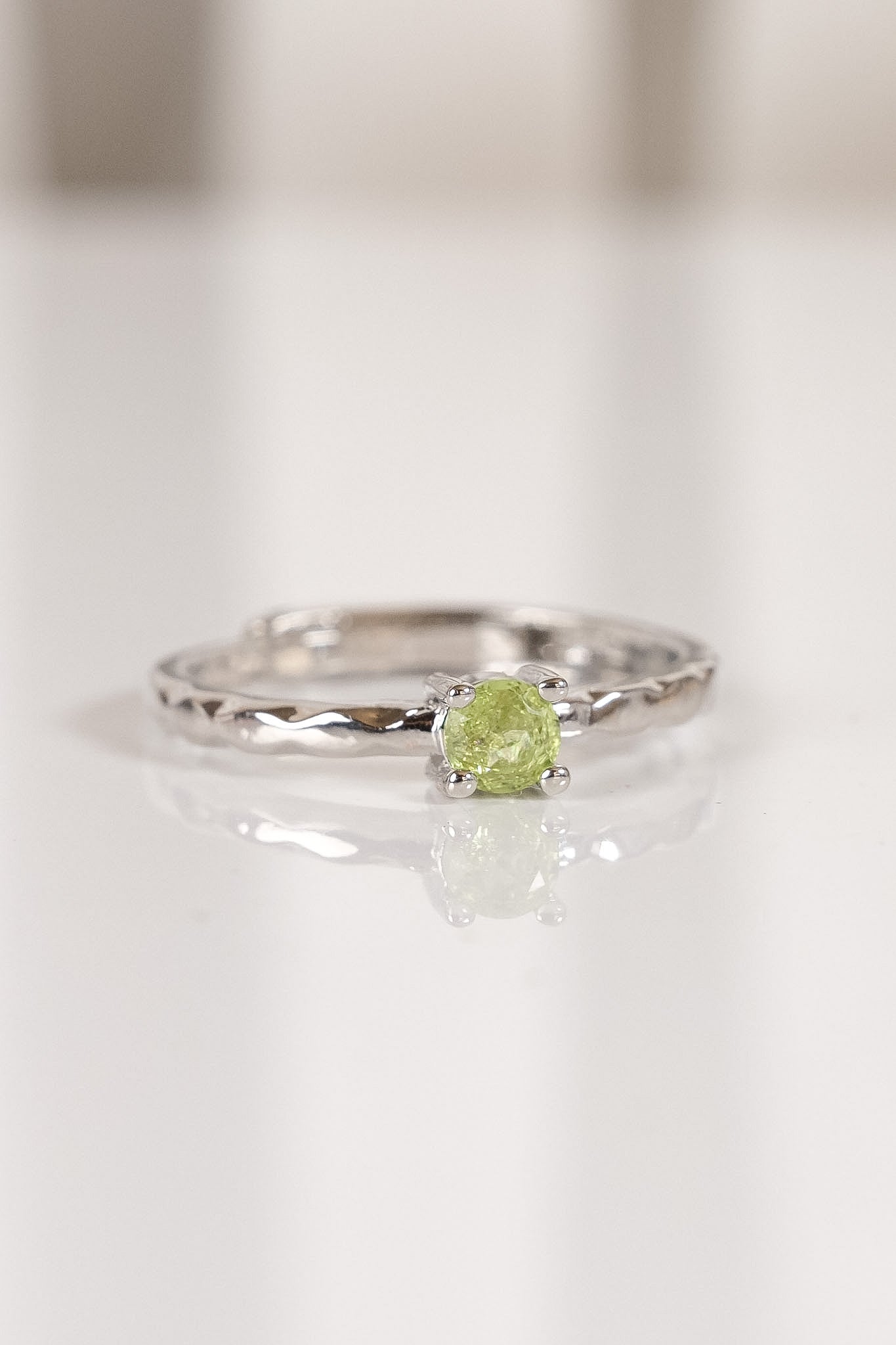 Adjustable Epidote Ring *plated