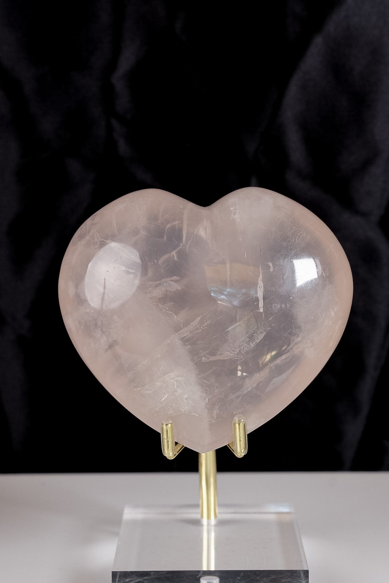 Rose Quartz Heart