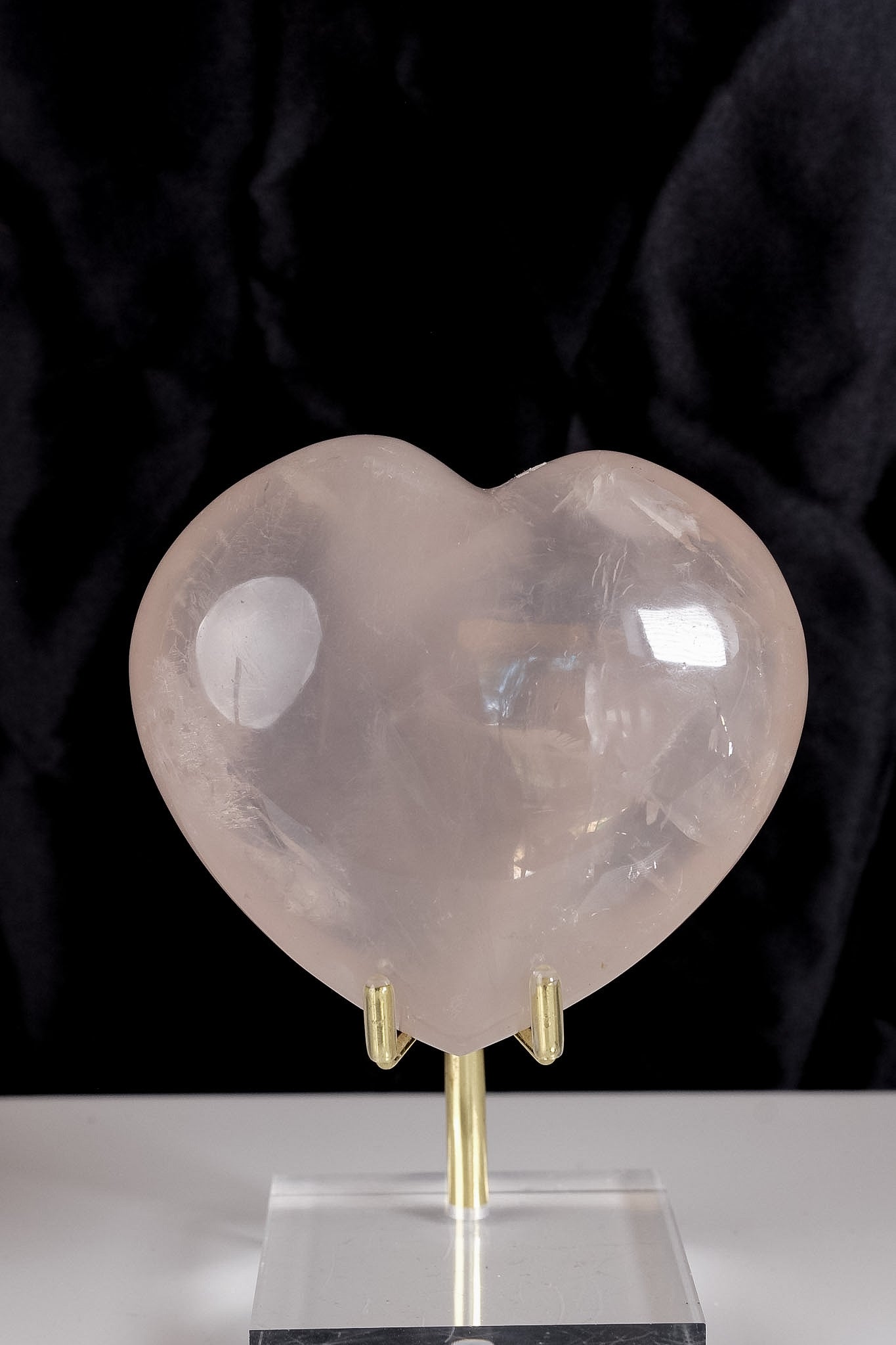 Rose Quartz Heart