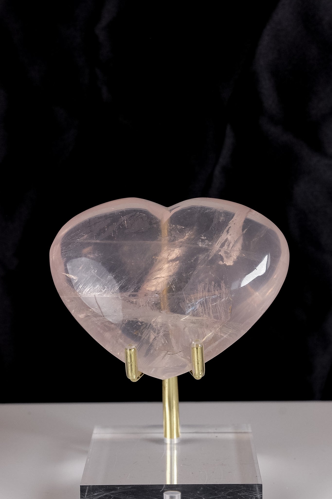 Rose Quartz Heart