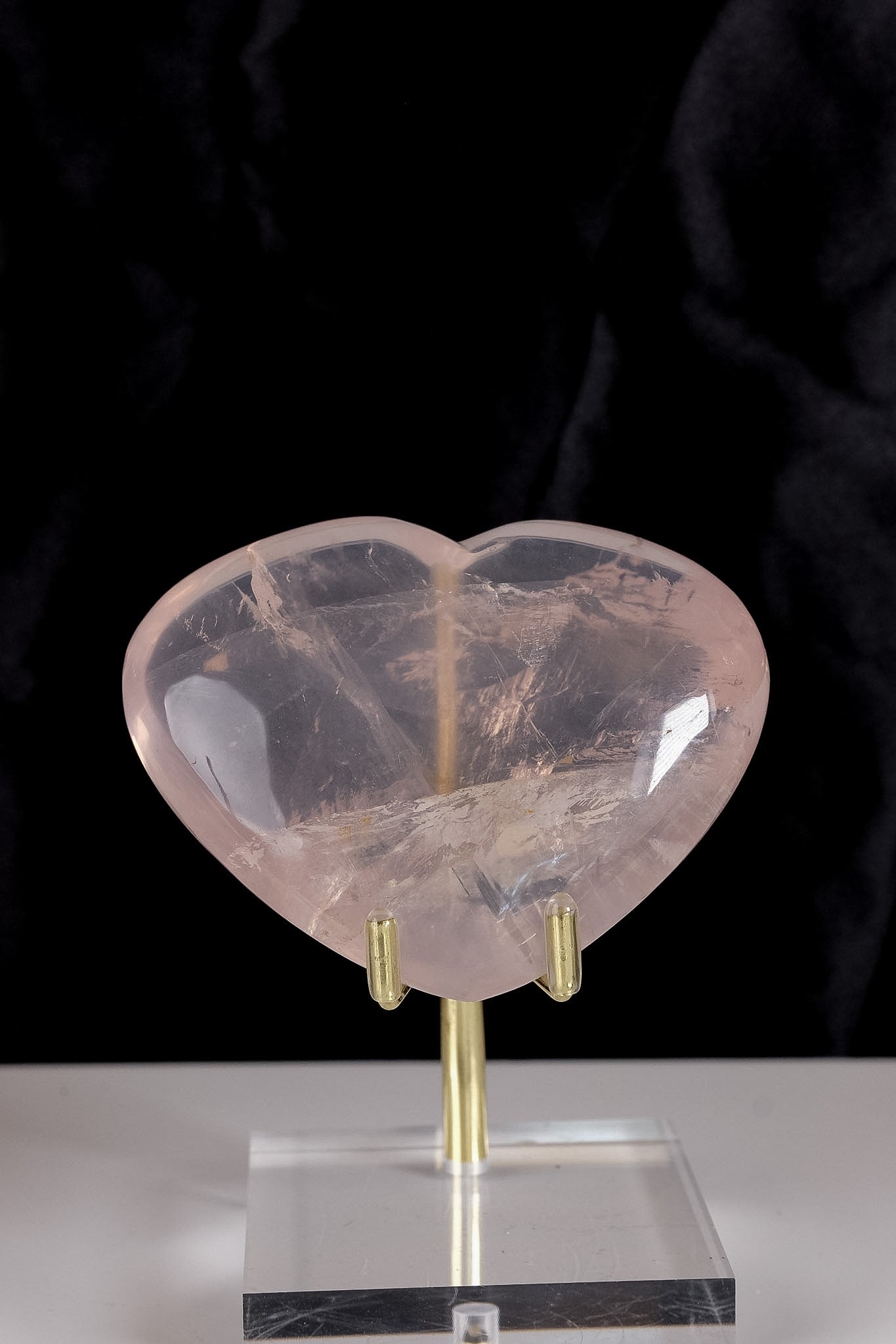 Rose Quartz Heart