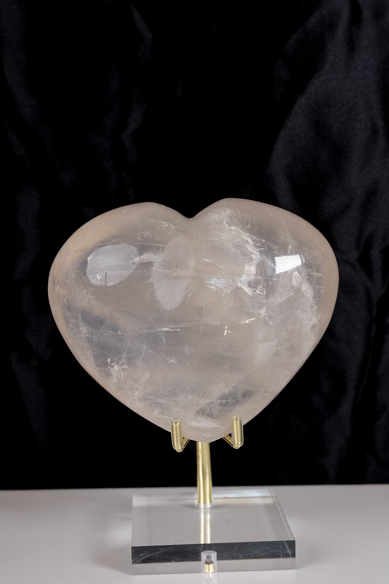 Rose Quartz Heart