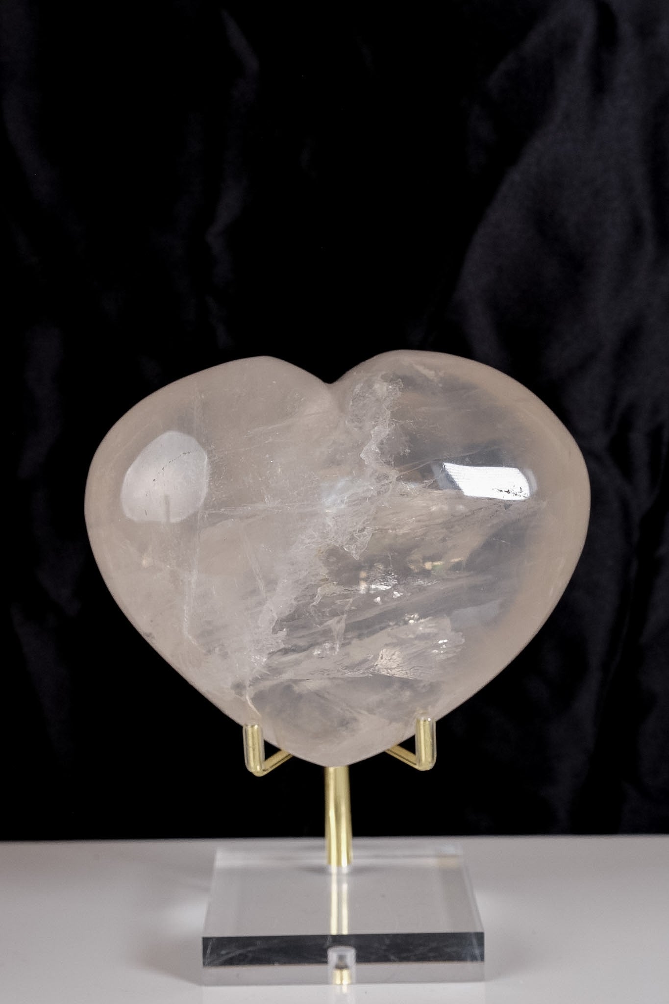 Rose Quartz Heart