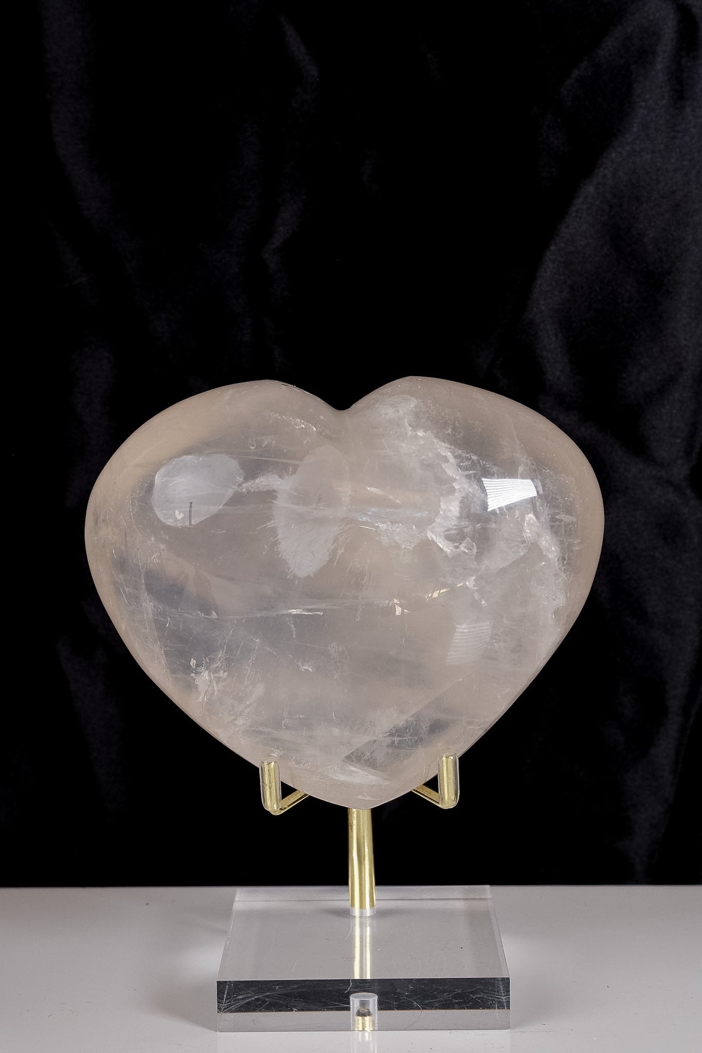 Rose Quartz Heart