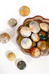Ocean Jasper Button Healing Crystal.