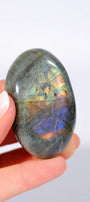 Labradorite Palmstone Healing Crystal.