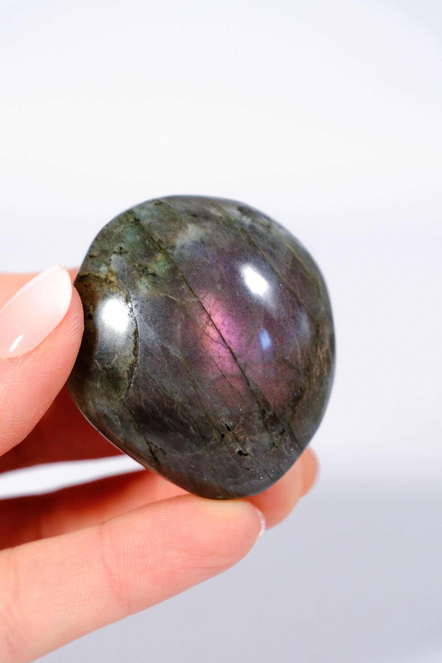 Labradorite Palmstone Healing Crystal.