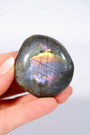 Labradorite Palmstone Healing Crystal.