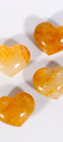 Golden Healer Small Heart Healing Crystal.