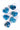 Blue Apatite Heart