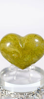 Green Opal Heart Healing Crystal.