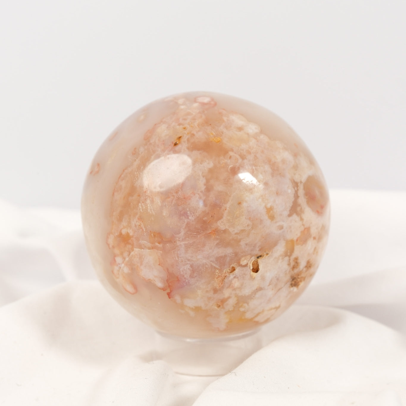 Flower Agate Sphere