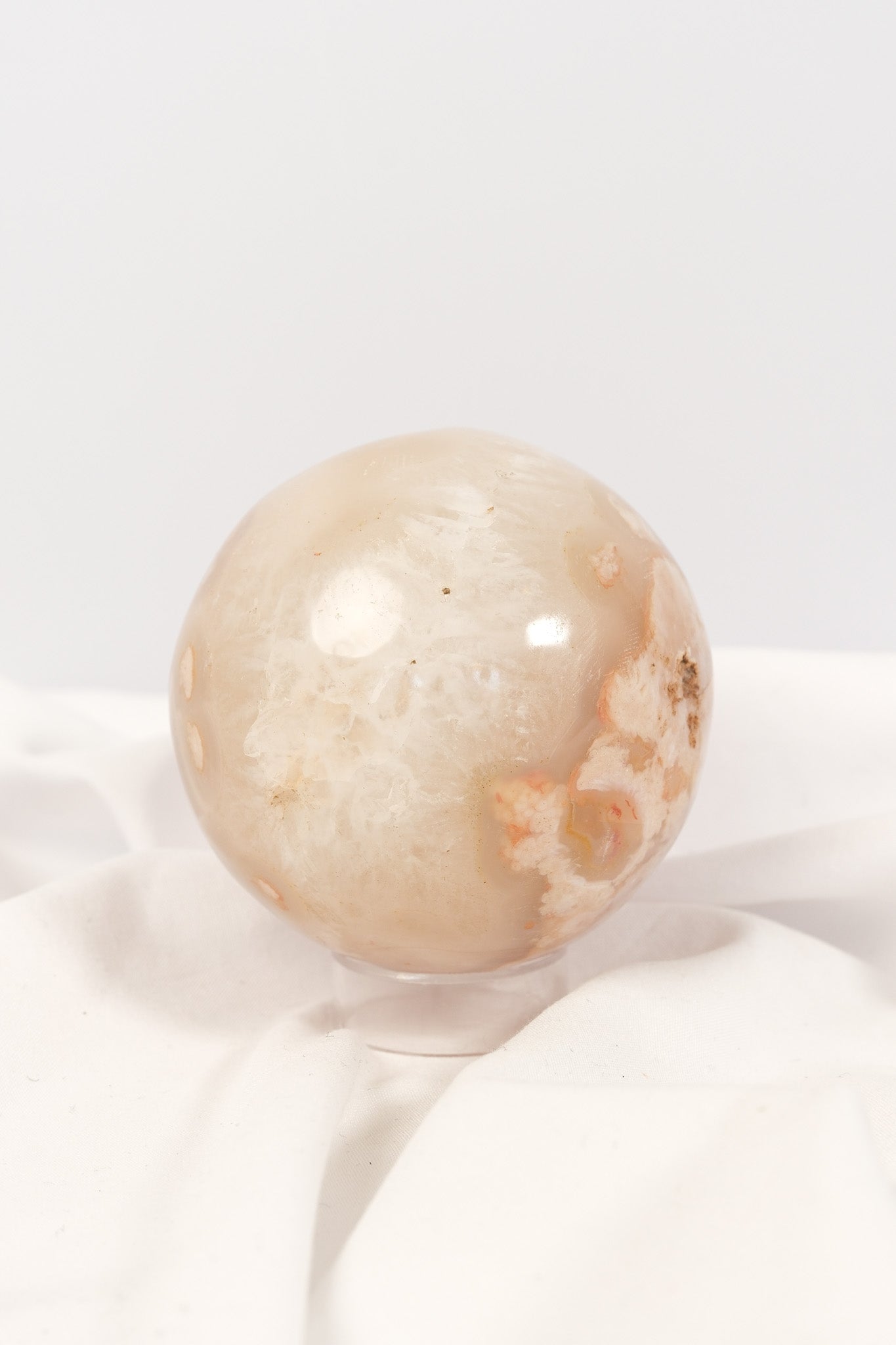 Flower Agate Sphere