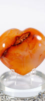 Carnelian Heart Healing Crystal.