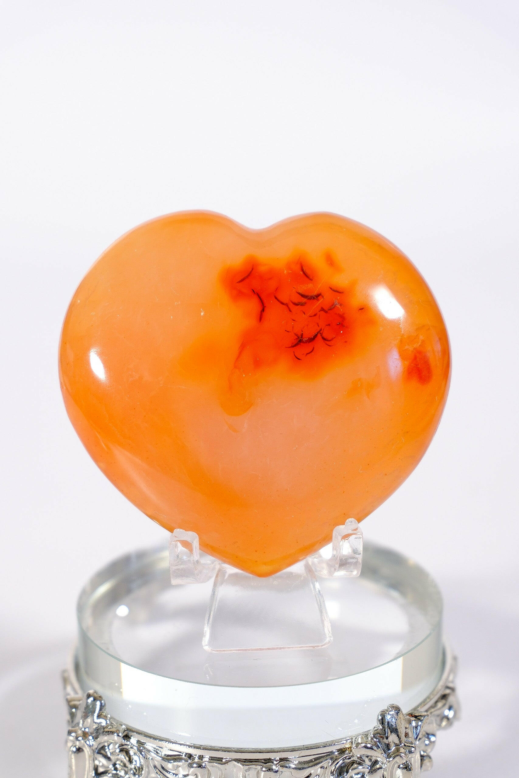 Carnelian Heart Healing Crystal.