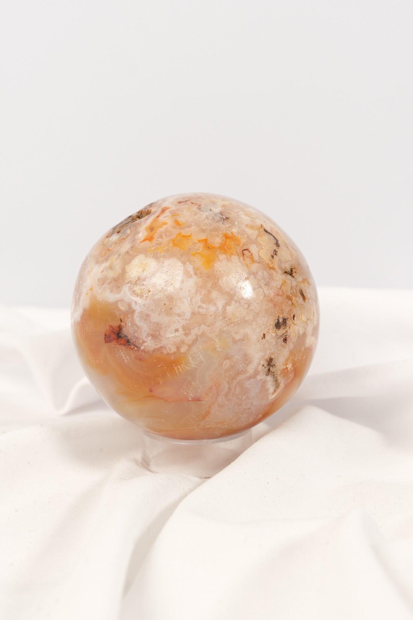 Flower Agate Sphere - misfit