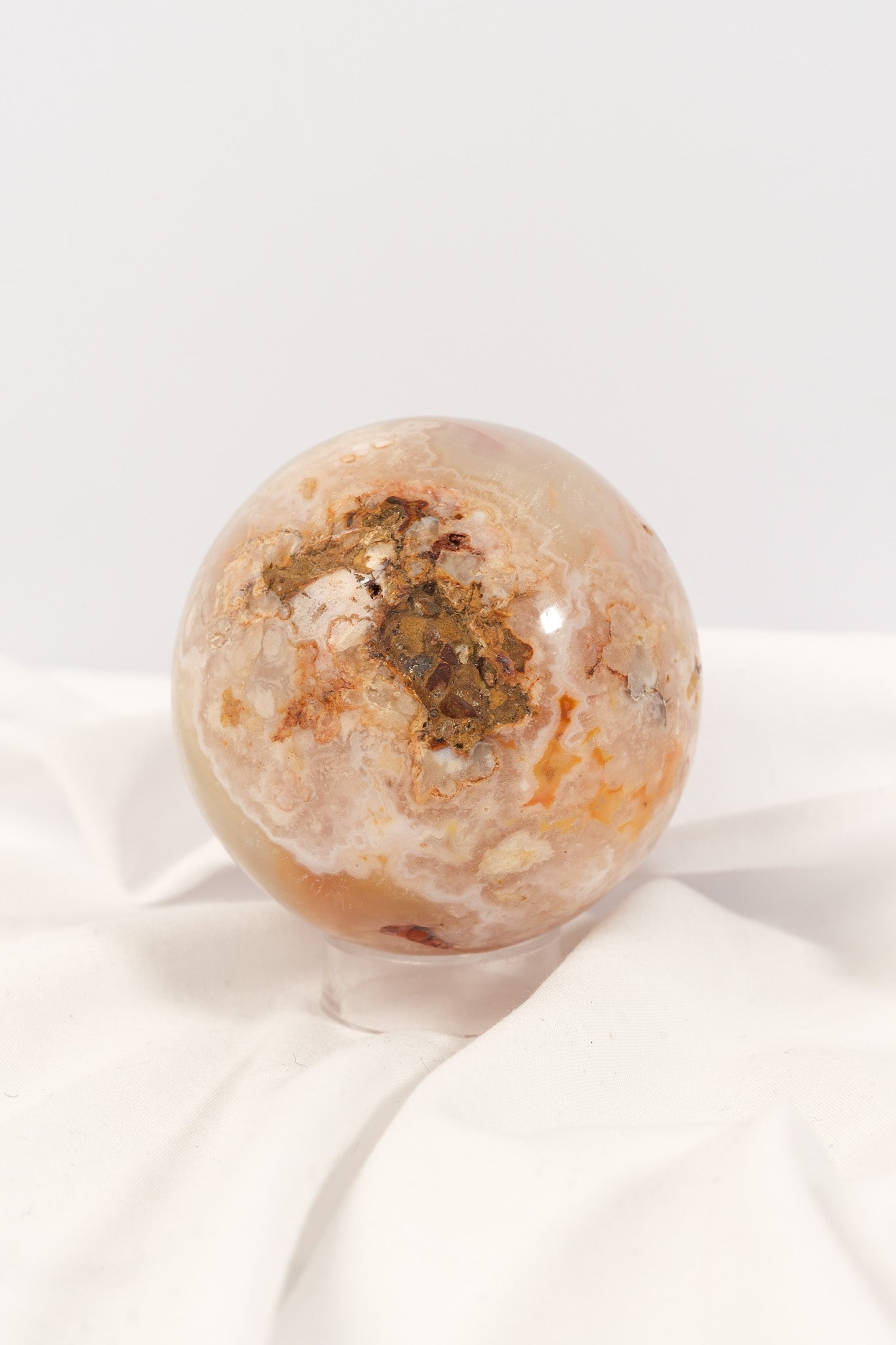 Flower Agate Sphere - misfit