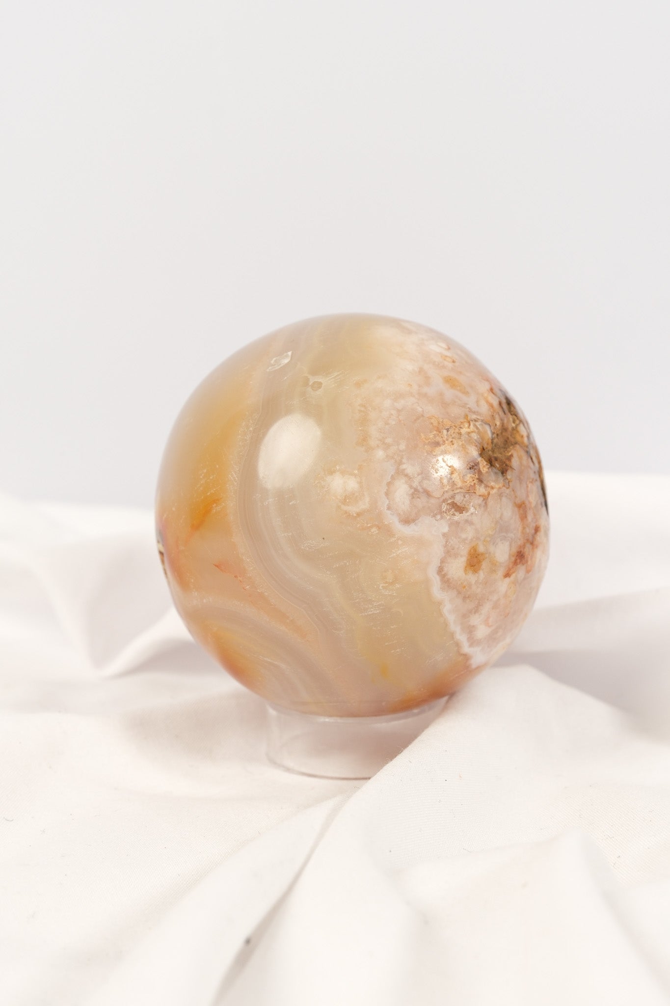 Flower Agate Sphere - misfit