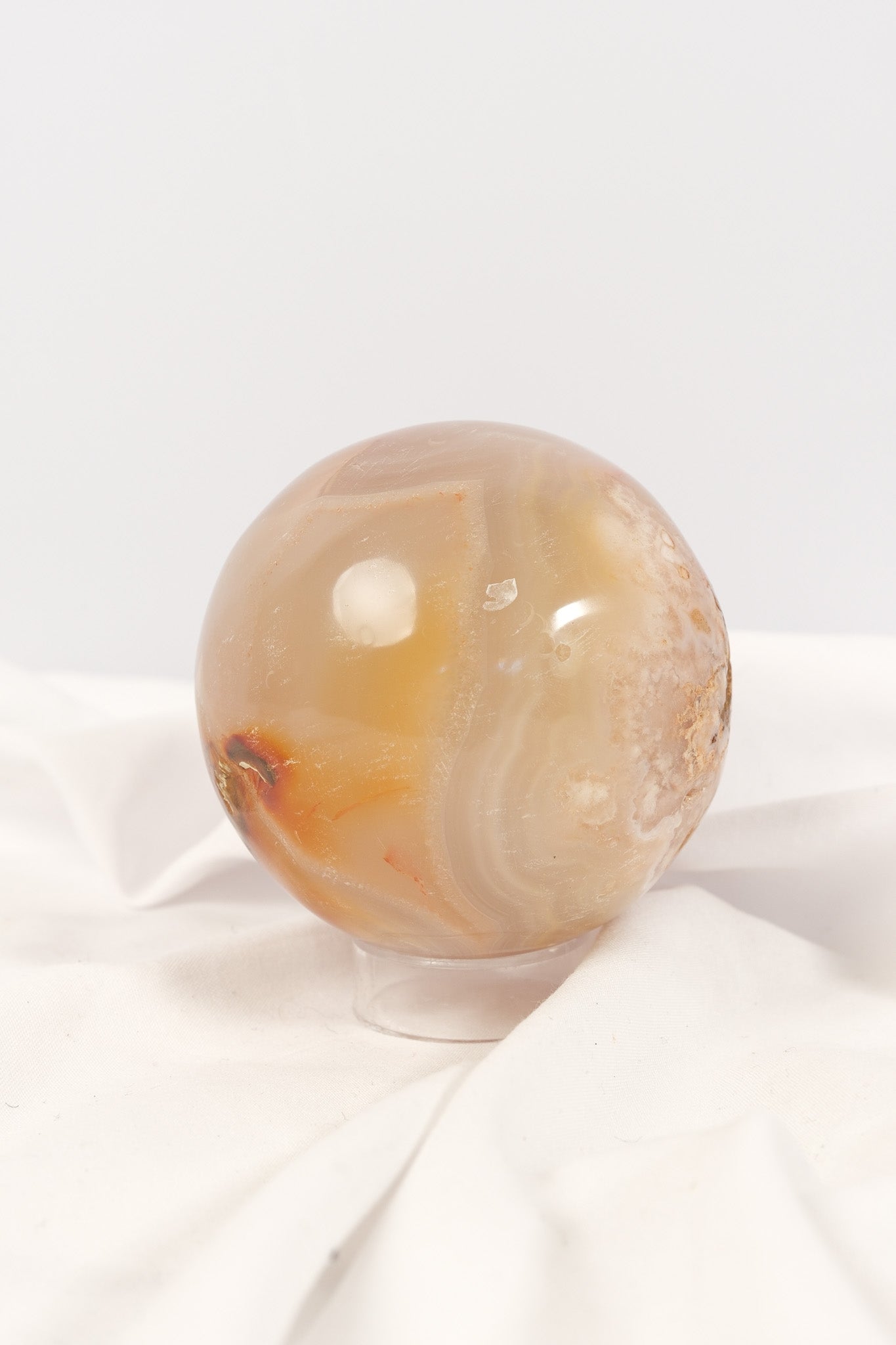 Flower Agate Sphere - misfit