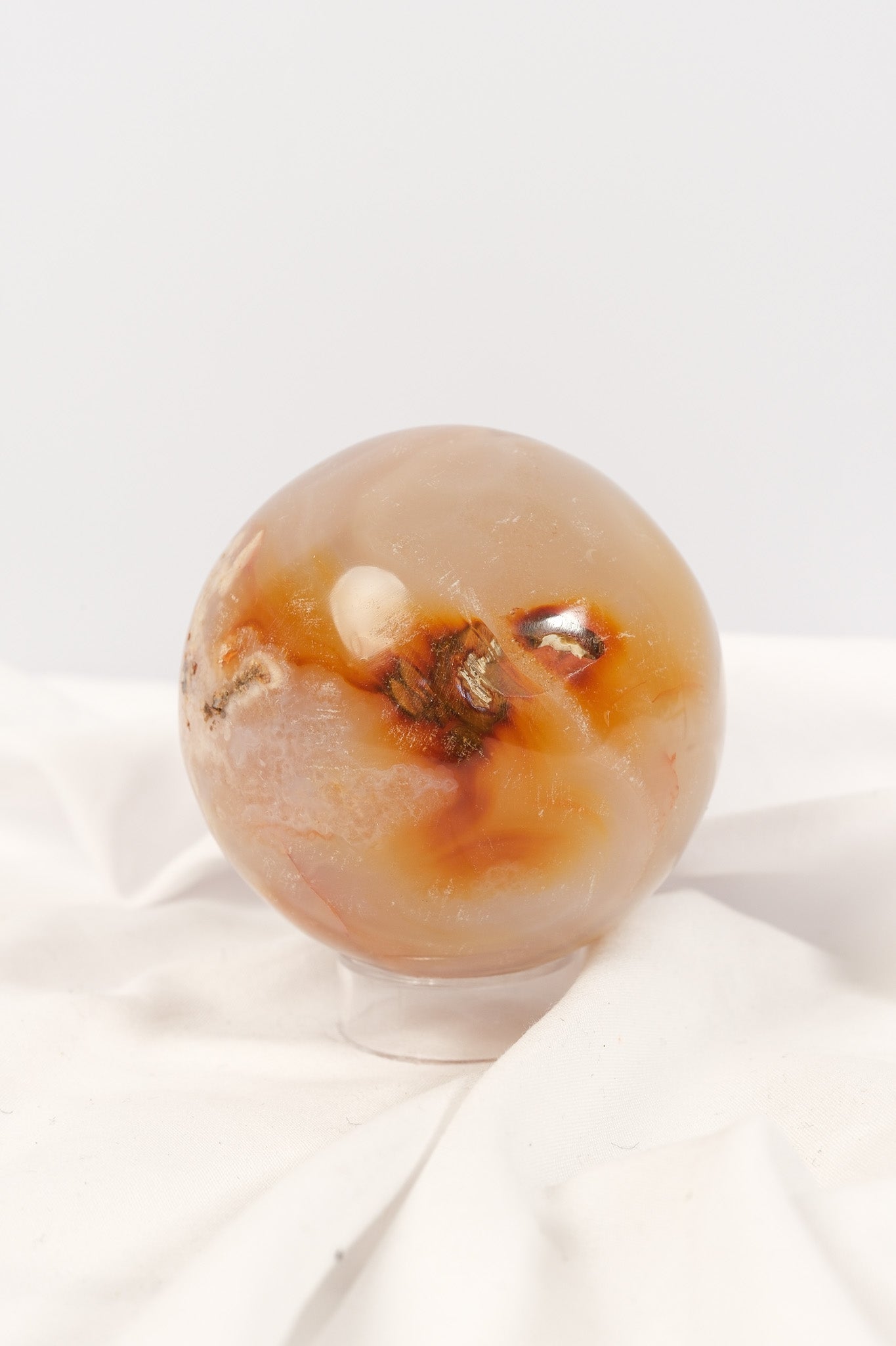 Flower Agate Sphere - misfit