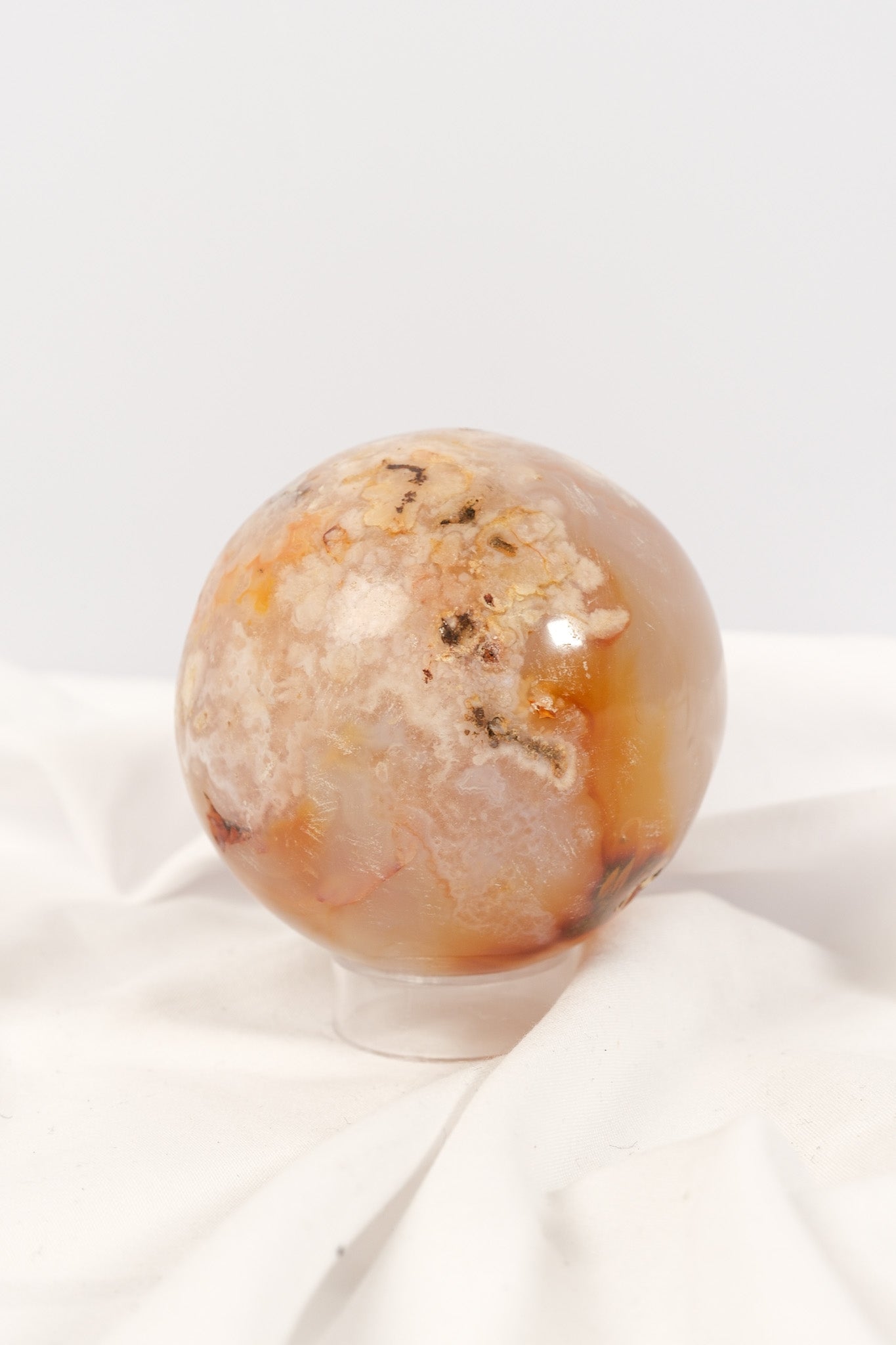 Flower Agate Sphere - misfit