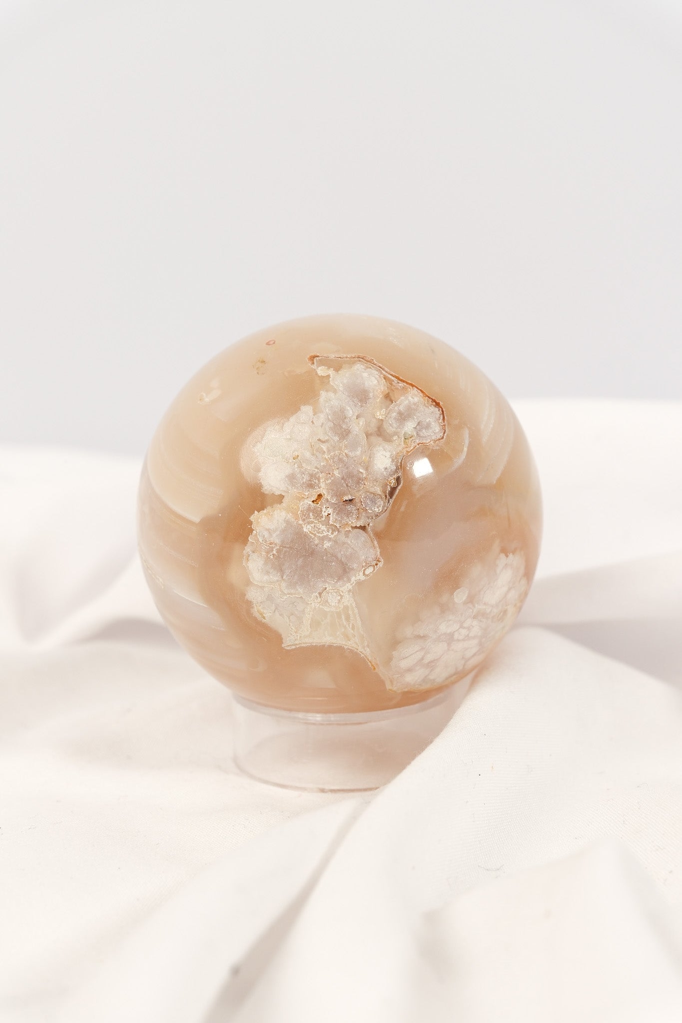 Flower Agate Sphere - misfit