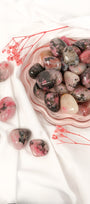 Rhodonite in Quartz Tumble