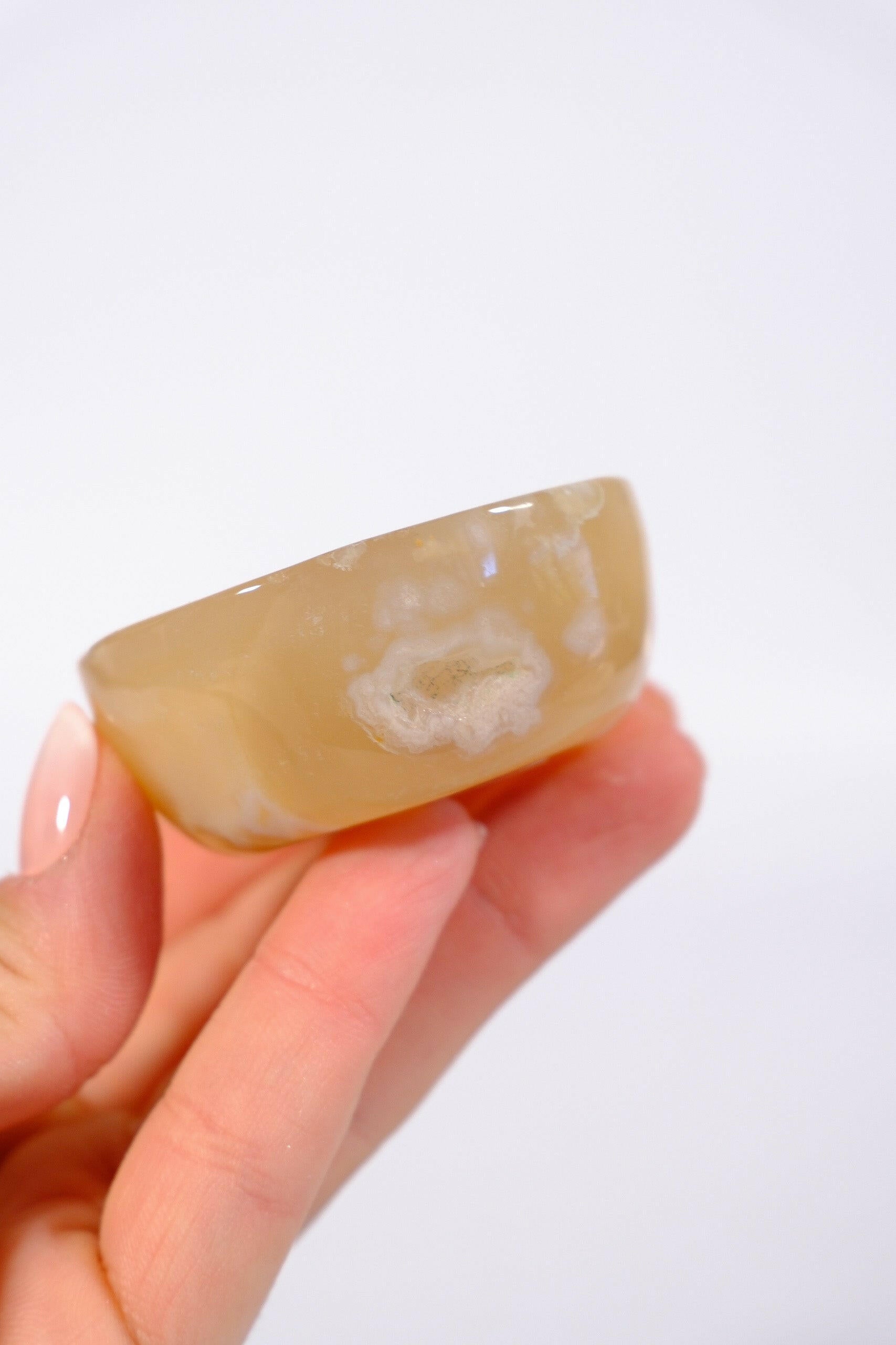 Flower Agate Trinket Bowl Healing Crystal.