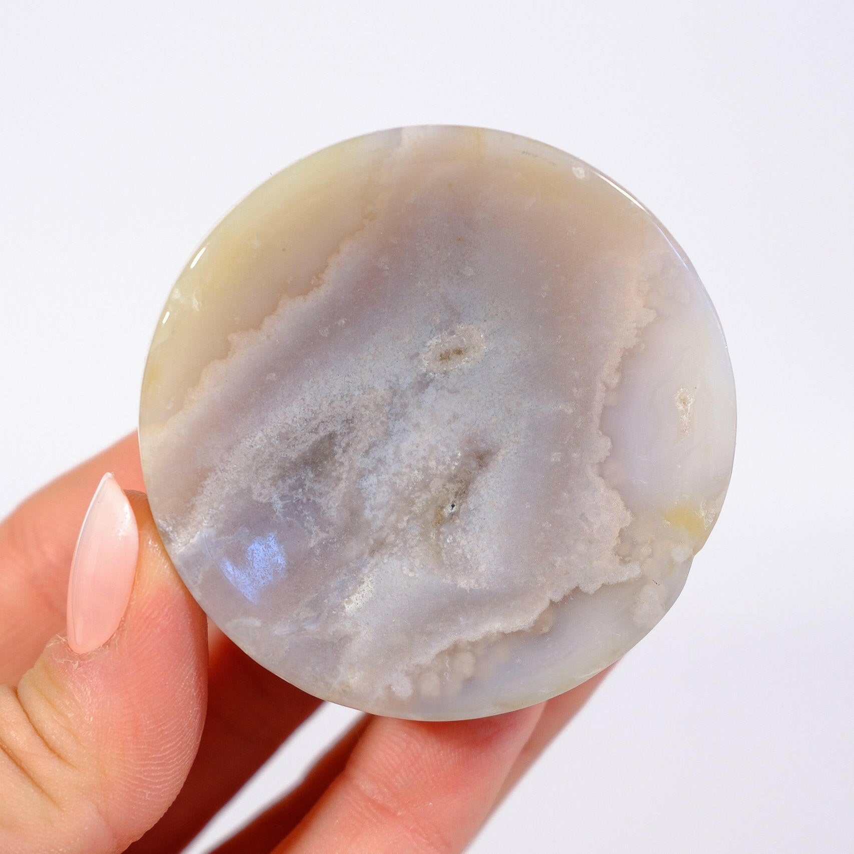Flower Agate Trinket Bowl Healing Crystal.