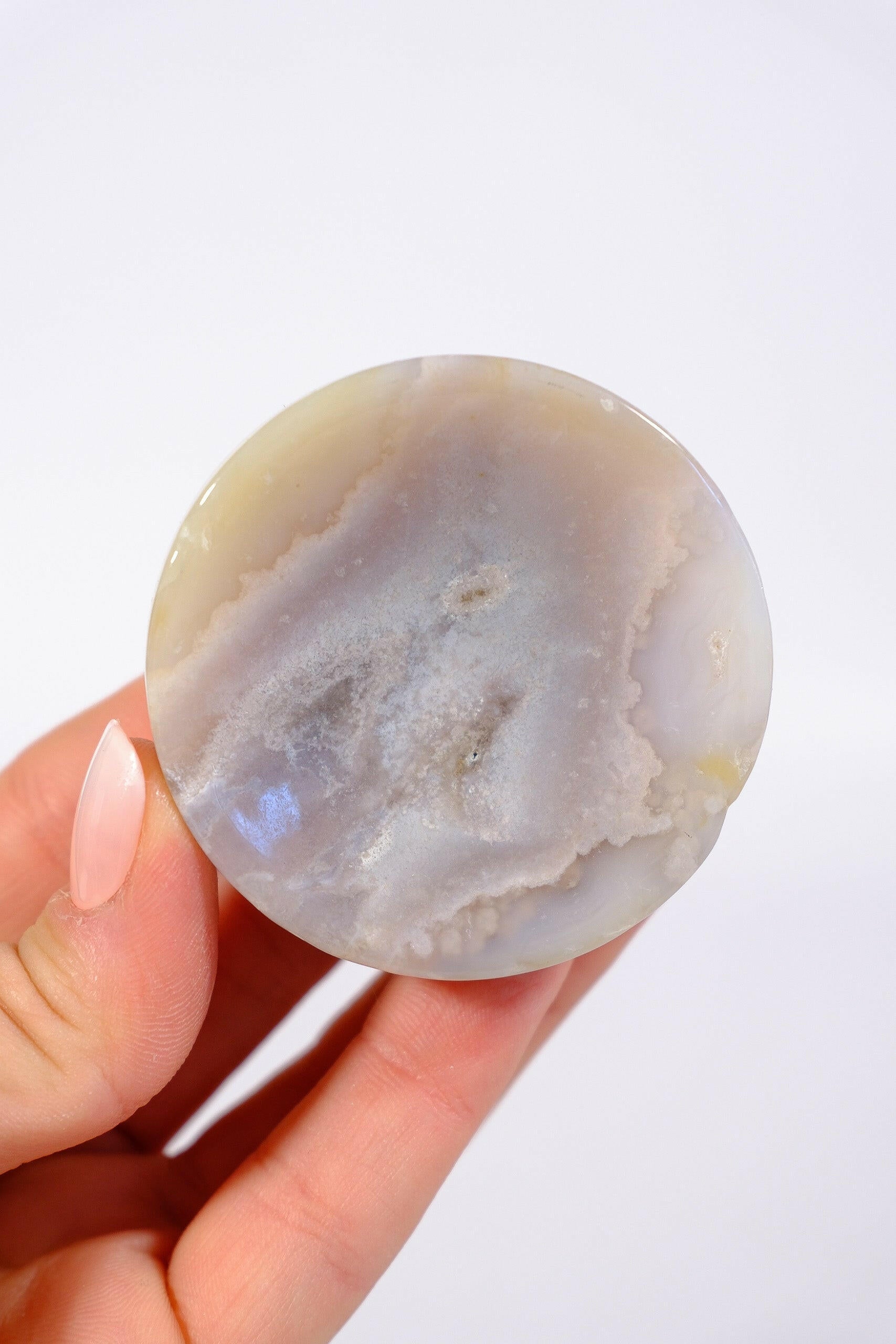 Flower Agate Trinket Bowl Healing Crystal.